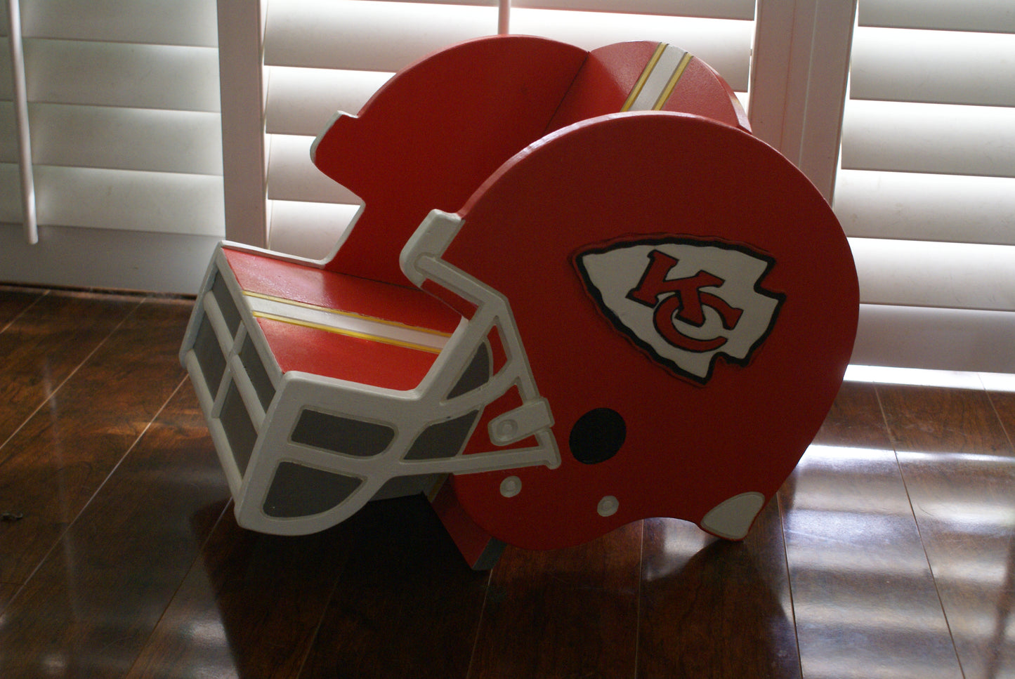 KC Chiefs Kids Helmet Chair