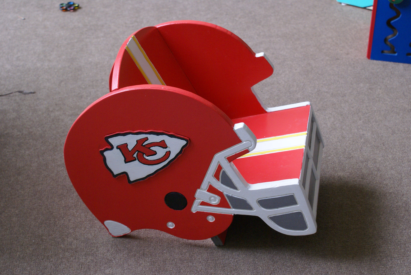 KC Chiefs Kids Helmet Chair
