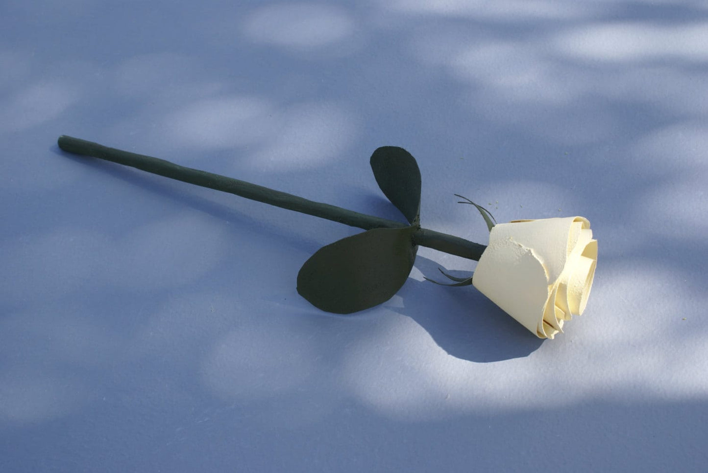 Handmade wooden Yellow Rose